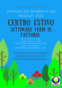 Le proposte per l'estate 2020